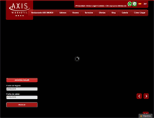 Tablet Screenshot of hotelaxisvigo.com